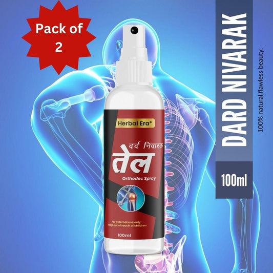Herbal Era Dard Nivarak Spray Tel 100ml - Natural Pain Relief Formula (BUY 1 GET 1 FREE)